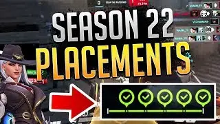 Season 22 PLACEMENTS - Top 500 Ashe (PS4 Overwatch)