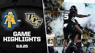 NC A&T vs. UCF Game Highlights | 2025 Big 12 Football