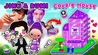 Строим новый дом для пары Джину и Руми 💖 | Идеи для дома Toca Boca 😍 Toca Life World