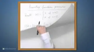 Rewriting functions piecewise