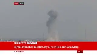 BBC Breaking News Coverage - 2023 Israel attacks by Hamas - 12:22 - 13:07 [1080p]