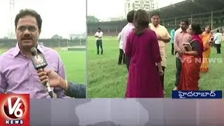 Maha Bathukamma : TS Tourism Secretary Burra Venkatesham On Arrangements At LB Stadium | V6 News