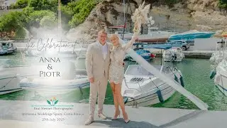 The Spanish Destination Wedding Drone Video of Anna & Piotr at Oceana Weddings Spain