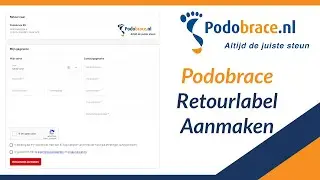 Podobrace retourlabel aanmaken
