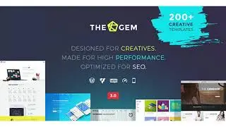 TheGem - Creative Multi-Purpose High-Performance WordPress Theme | Themeforest Website Templates