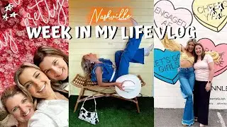 NASHVILLE VLOG + TRAVEL WITH ME // cute Airbnb, photo spots, food reviews, and fun!