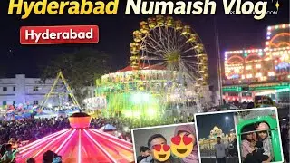 Hyderabad Numaish Vlog 2026 | Biggest Fair in Hyderabad 🎡✨#hyderabad vlog #explore #family 