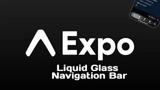 IOS Liquid Glass navigation bar in React Native Expo!  🤯 🔥