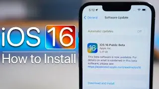 Как установить публичную бета-версию iOS 16
