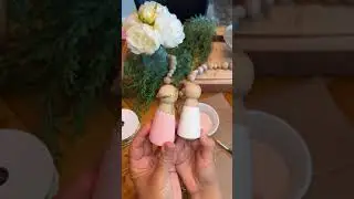 Crafting DIY Wood Princess Peg Dolls | Kids | Crafts | Dollhouse
