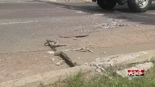 Extreme heat causes buckling roads