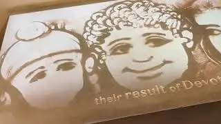 Sand art #beautifularts #ytubevideo