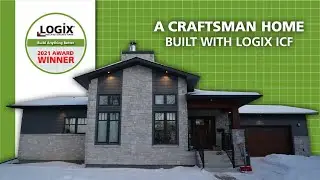 A Craftsman House Built With Logix Insulated Concrete Forms