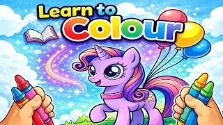 New Pony Colouring Book🎨| Coloring for Toddlers | Twilight Sparkle | My little pony #episode418.