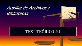 Test teórico comentado #1 - Aux. Biblioteca