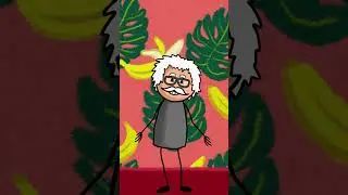 Clever Monkey & The Watermelon 🍉  Funny Animal Story for Kids #shorts