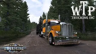 Logging In My 700hp Heavy Haul 389-American Truck Simulator - 1.55 