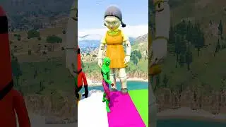 GTA 5 Epic Water Ragdolls | Spider-Man Jumps / Fails ep.17266 #shorts