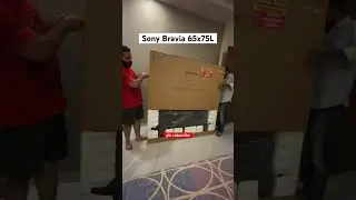 Sony Braviya 65inch tv #short #viral #foryou #sonytv #sonymusic #tv #unboxing #tech #youtubeshorts