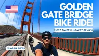 I Didn't Know You Could Bike Across The Golden Gate Bridge! (ENG SUB)