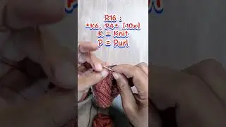 Part 20, Arm Warmer #knitting #tutorial #diy