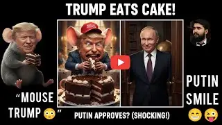 Mouse Trump Caught Eating Cake 🍰 | Putin Smiles 😳😂