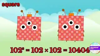 Meet big numberblocks square  101 to 110 | learn to count |square numbers