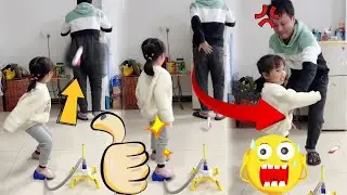 Haha~ The Naughty Daughter Hit Her Father&rsquo;S Butt Hard With A Rocket![Ms. Xiao Xuanxuan]