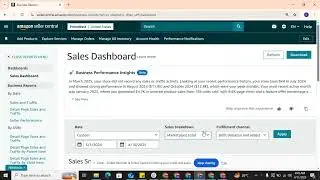 LIVE Amazon Seller Account Overview | Real-Time Dashboard Walkthrough & Insights!