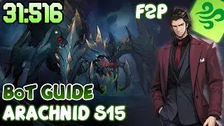 (31s)Giant Arachnid |F2P| BOT GUIDE TEAM WIND - S15 BATTLEFIELD OF TIME [Solo Leveling Arise]