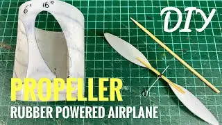 Cara Membuat Baling-Baling Pesawat Tenaga Karet DIY