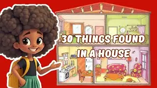 Learn 30 things found in a house in Siswati 🇸🇿 | Home vocabulary with repetition 