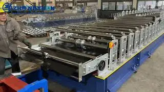 Double layer forming machine running video