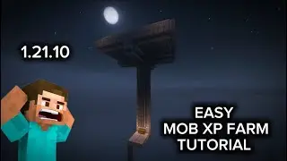 EASY MOB XP FARM TUTORIAL | Minecraft | PCvisigaming |