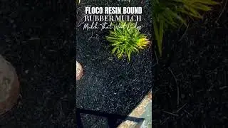 FLOCO Resin Bound Rubber Mulch | SWFL's Rubber Surfacing Experts #rubbermulch #mulching #resinbound