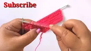 easy knitting Pattern sweater design l knitting lessons with me