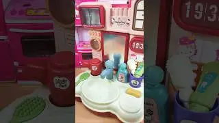 Satisfying Miniature: Wash Basin Cleaning Kitchen Set Toys Playset ASMR (No talking)