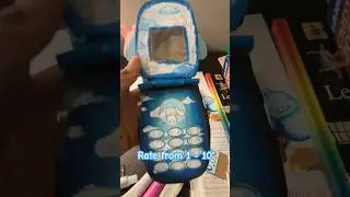 Cinnamoroll Flip Phone 💜 #sanrio #diy #craft #cinnamoroll  #shorts #trending #cardboard #fyp
