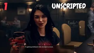 Unscripted - Gameplay Walkthrough Part 1 (PC Game) | College Kings Developer's New Visual Novel