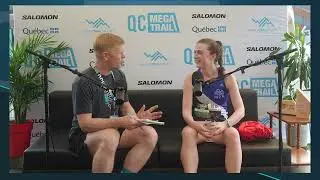 Entrevue &agrave; l'arriv&eacute;e (Hotseat) - Charlotte van Walraven - Qu&eacute;bec M&eacute;ga Trail 2025