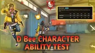 D Bee Character Best Ability test || D Bee character headshot 💡 tips and tricks 🔥