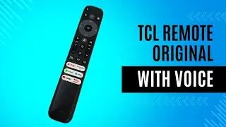 TCL Google TV Remote RC-813 (2025) | Original Voice Remote for TCL Smart & Google TV #TCLGoogleTV 