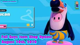 Fall Guys Item Shop *NEW* EPIC TOUCAN SKIN [August 20th, 2020] Fall Guys: Ultimate KnockOut 40+ WINS