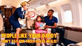 Flight Attendant Denied Food to Black Girl — Didn't Know Her Dad Was the Airline CEO!
