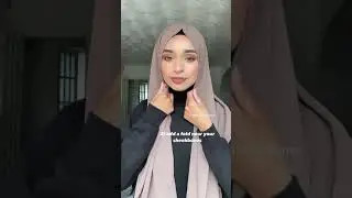 Hijab series: Round face shape hijab tutorial🧕🏼part 2 th be oval.