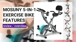 Review of the MOSUNY 5-in-1 Recumbent Exercise Bike: The Ultimate Home Workout Solution