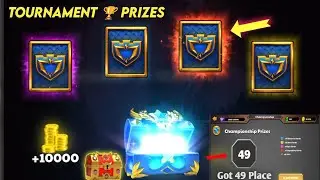 Let's Open Tournament Prizes🏆😍 | New Legendary Card Unlock 