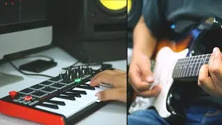 PRODUCIENDO INSTRUMENTAL (Logic Pro X + Akai mini + Guitarra)