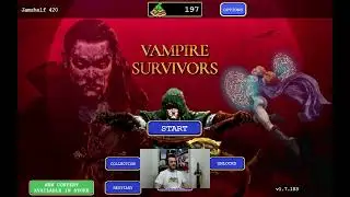 Episode 14 Z-A Gamepass. V! Today we play Vampire survivors. A retroesque slaughter! 90 minutes. I a