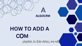 How to Create Company in ALGO-CRM (English)